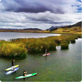 SUP & Kayak at Lake Huaypo